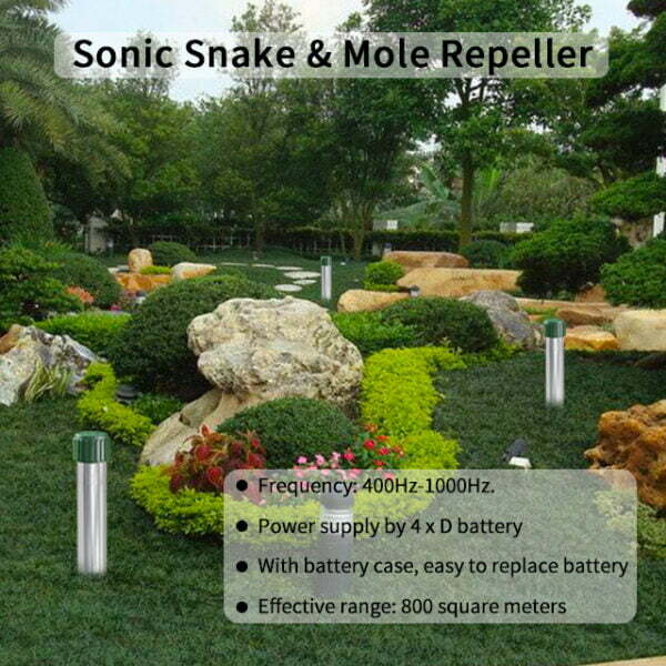 sonic mole and snake repeller