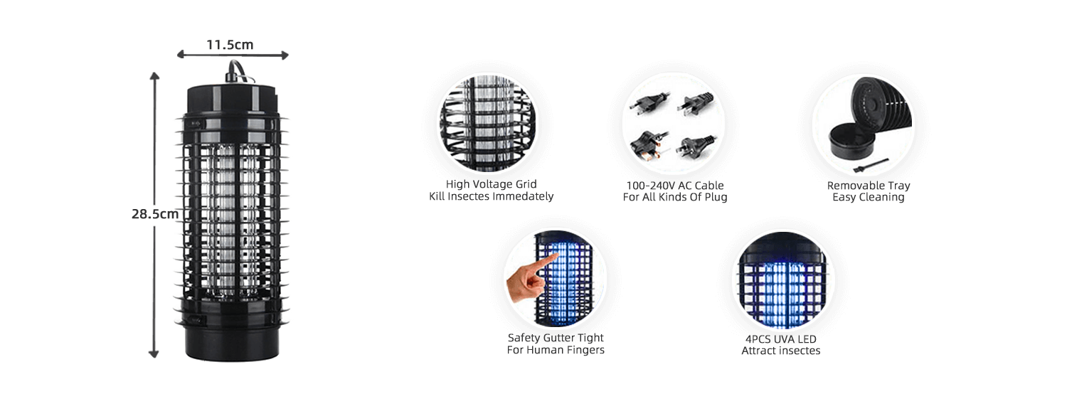 indoor uv led insect killer lamp