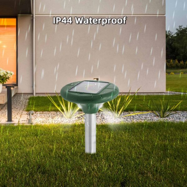 lawn garden light snake repeller solar mole chaser