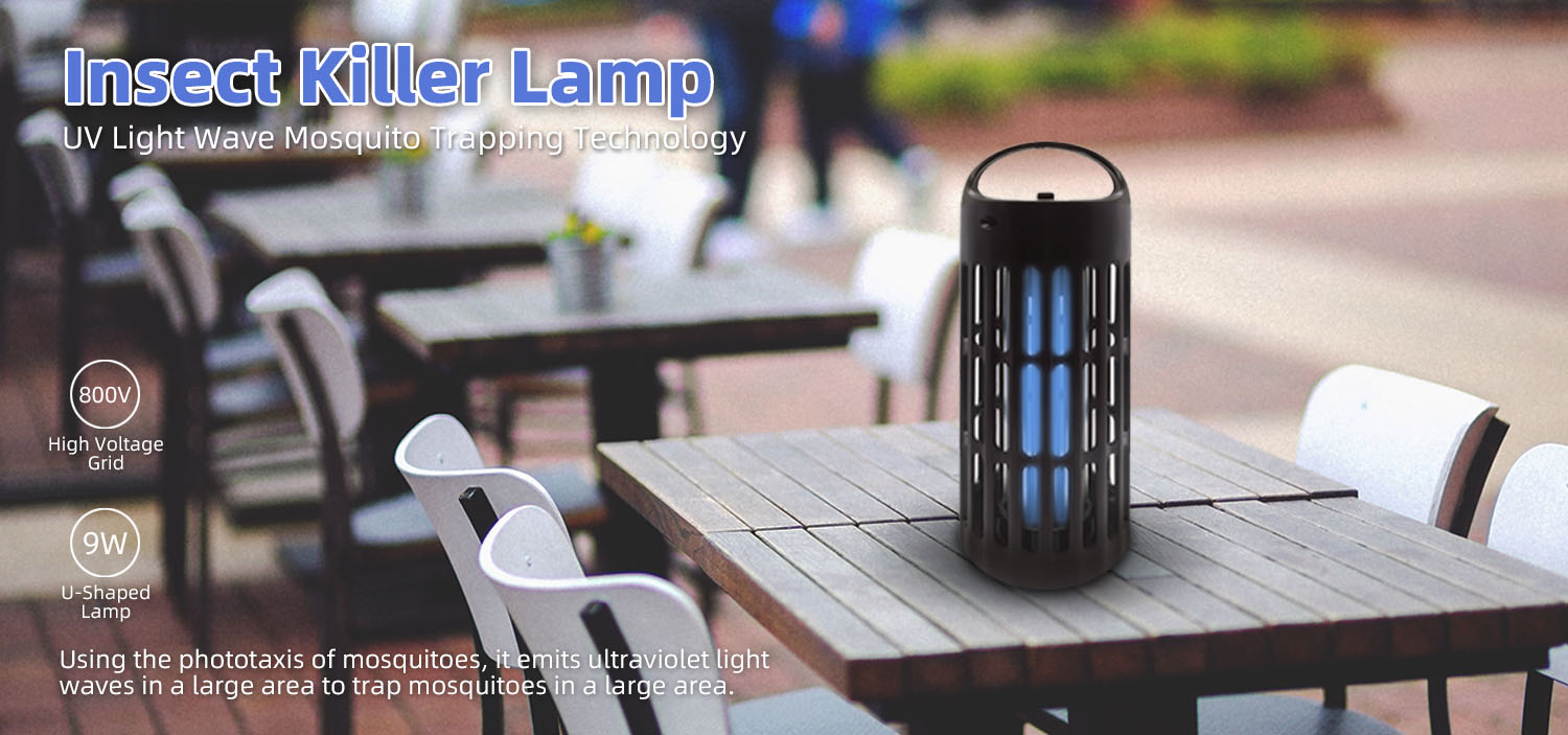 blue light mosquito killer 9w bulb bug zapper