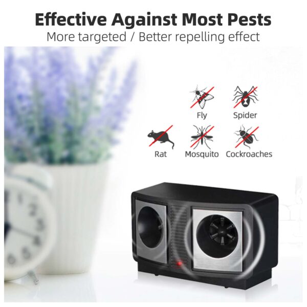 frequency conversion dual speaker ultrasonic pest repeller