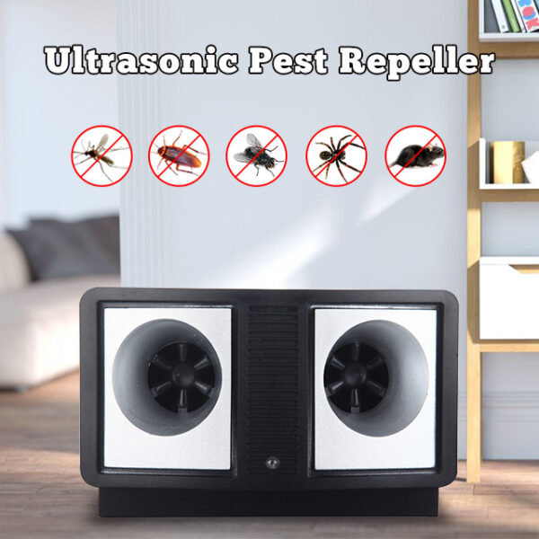 frequency conversion dual speaker ultrasonic pest repeller