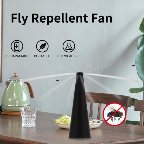 rechargeable fly repellent fan