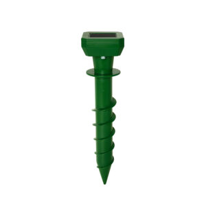 solar mole and snake repeller screw design